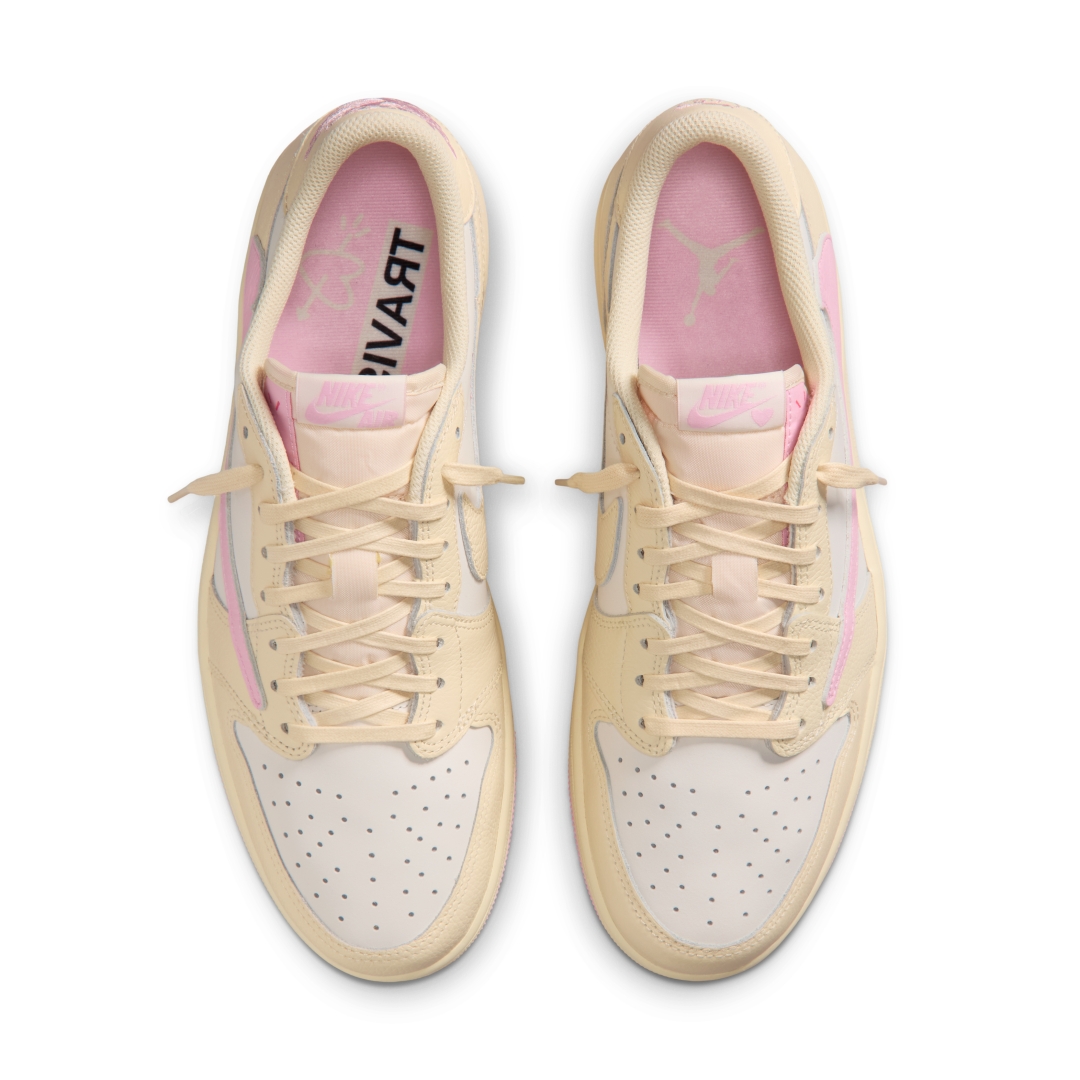 【2026年 5/29 発売】Travis Scott × NIKE AIR JORDAN 1 RETRO LOW OG SP “Sail/Shy Pink” (トラヴィス・スコット ナイキ エア ジョーダン 1 ロー “セイル/スカイピンク”) [IQ7604-100/IQ7604-101]