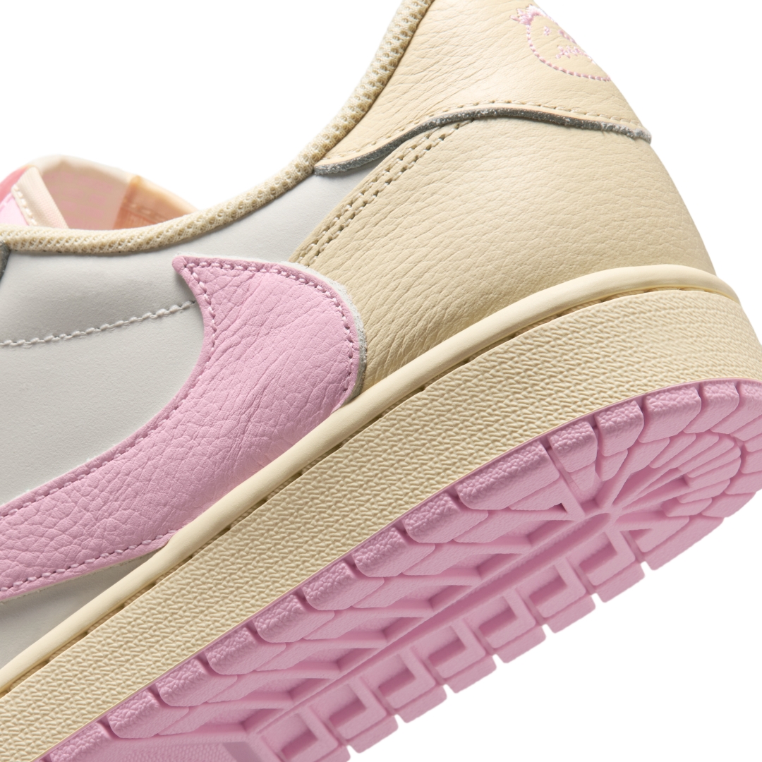 【2026年 5/29 発売】Travis Scott × NIKE AIR JORDAN 1 RETRO LOW OG SP “Sail/Shy Pink” (トラヴィス・スコット ナイキ エア ジョーダン 1 ロー “セイル/スカイピンク”) [IQ7604-100/IQ7604-101]