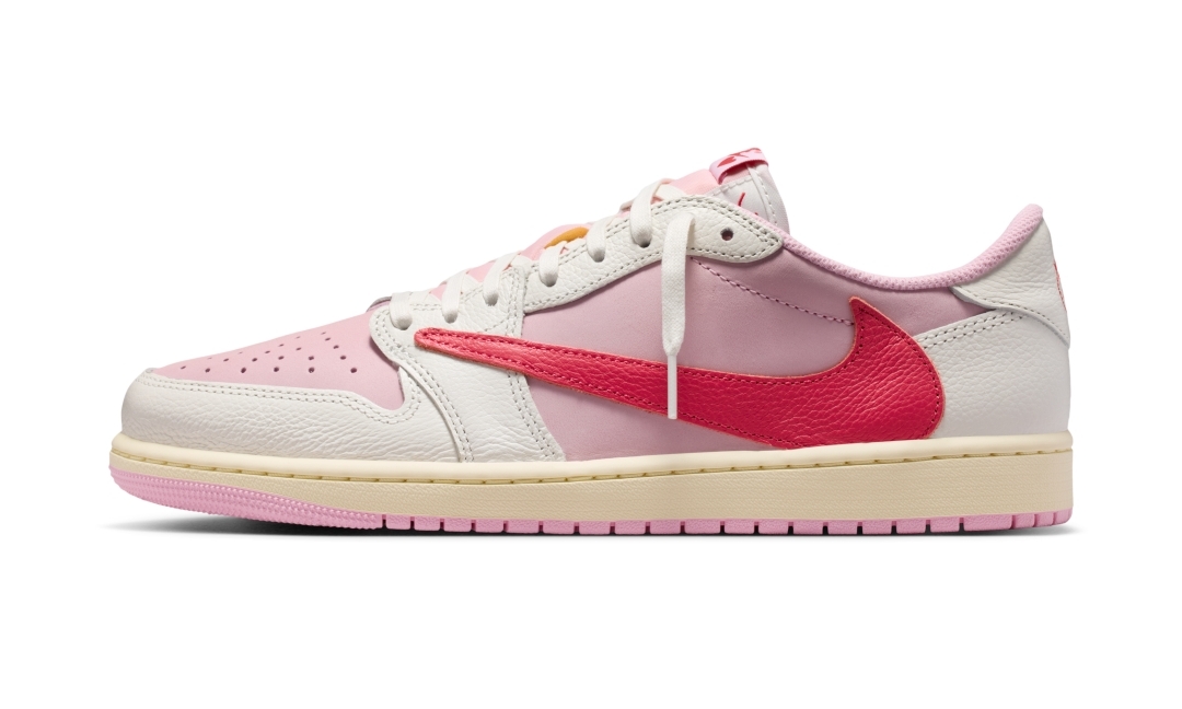 【2026年 5/29 発売】Travis Scott × NIKE AIR JORDAN 1 RETRO LOW OG SP “Sail/Shy Pink” (トラヴィス・スコット ナイキ エア ジョーダン 1 ロー “セイル/スカイピンク”) [IQ7604-100/IQ7604-101]
