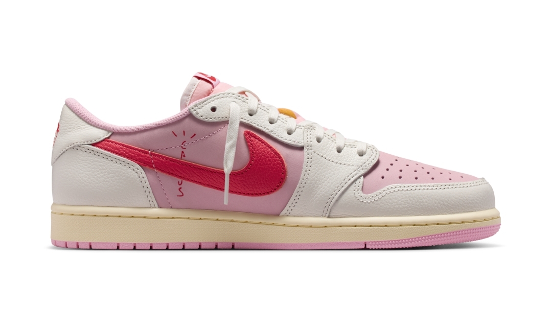 【2026年 5/29 発売】Travis Scott × NIKE AIR JORDAN 1 RETRO LOW OG SP “Sail/Shy Pink” (トラヴィス・スコット ナイキ エア ジョーダン 1 ロー “セイル/スカイピンク”) [IQ7604-100/IQ7604-101]