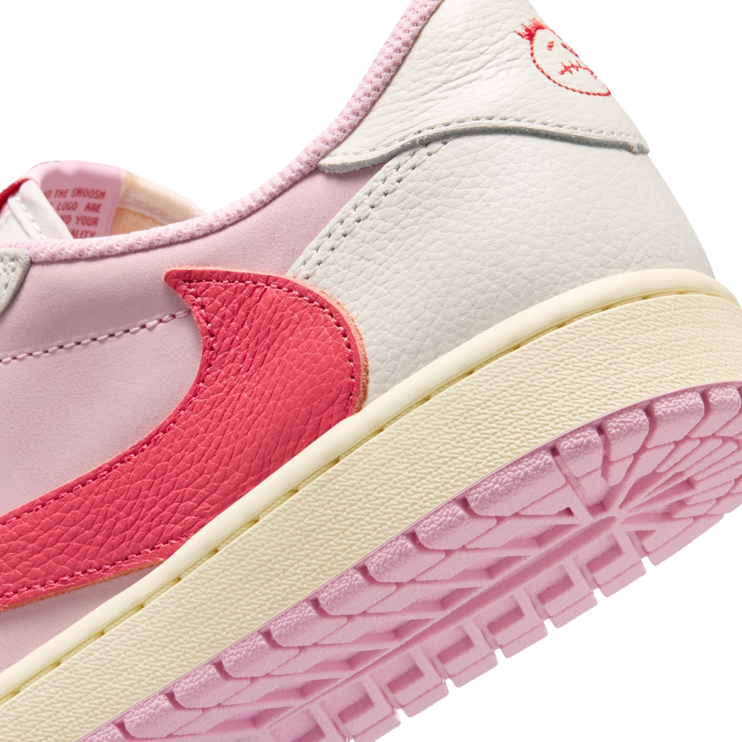 【2026年 5/29 発売】Travis Scott × NIKE AIR JORDAN 1 RETRO LOW OG SP “Sail/Shy Pink” (トラヴィス・スコット ナイキ エア ジョーダン 1 ロー “セイル/スカイピンク”) [IQ7604-100/IQ7604-101]