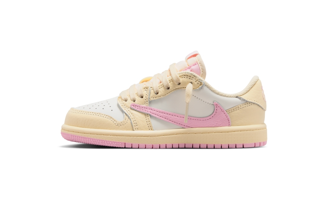 【2026年 5/29 発売】Travis Scott × NIKE AIR JORDAN 1 RETRO LOW OG SP “Sail/Shy Pink” (トラヴィス・スコット ナイキ エア ジョーダン 1 ロー “セイル/スカイピンク”) [IQ7604-100/IQ7604-101]