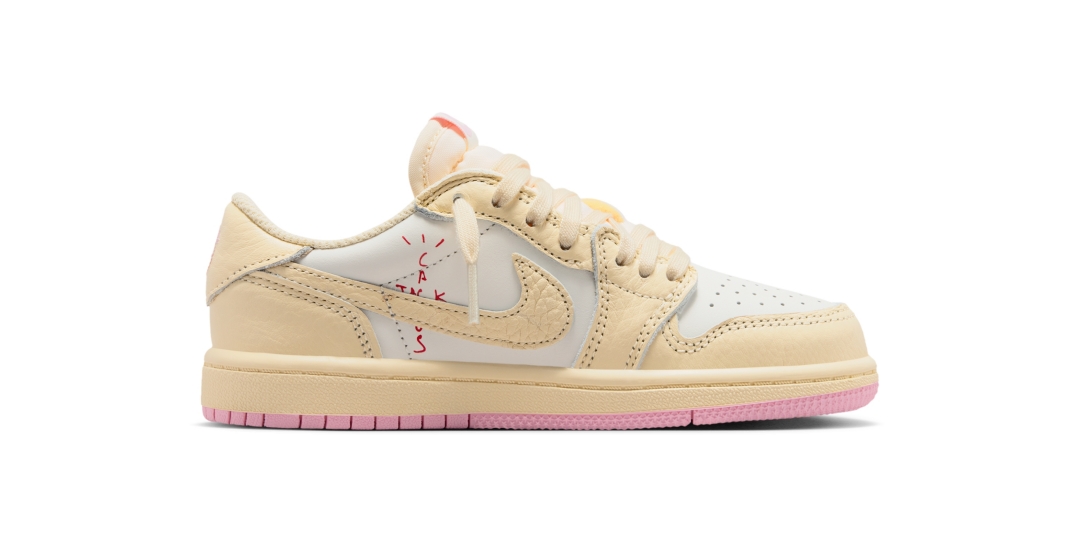【2026年 5/29 発売】Travis Scott × NIKE AIR JORDAN 1 RETRO LOW OG SP “Sail/Shy Pink” (トラヴィス・スコット ナイキ エア ジョーダン 1 ロー “セイル/スカイピンク”) [IQ7604-100/IQ7604-101]