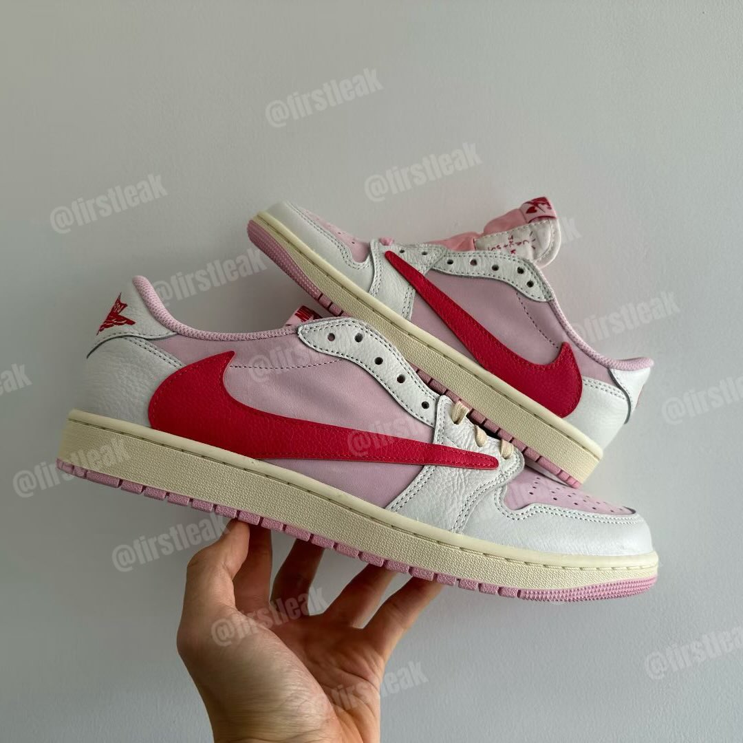 【2026年 5/22 発売予定】Travis Scott × NIKE AIR JORDAN 1 RETRO LOW OG SP “Sail/Shy Pink” (トラヴィス・スコット ナイキ エア ジョーダン 1 ロー “セイル/スカイピンク”) [IQ7604-100/IQ7604-101]