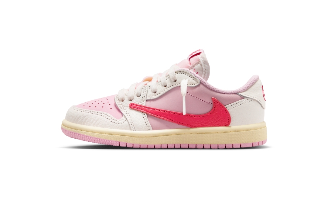 【2026年 5/29 発売】Travis Scott × NIKE AIR JORDAN 1 RETRO LOW OG SP “Sail/Shy Pink” (トラヴィス・スコット ナイキ エア ジョーダン 1 ロー “セイル/スカイピンク”) [IQ7604-100/IQ7604-101]