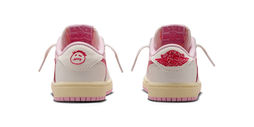 【2026年 5/29 発売】Travis Scott × NIKE AIR JORDAN 1 RETRO LOW OG SP “Sail/Shy Pink” (トラヴィス・スコット ナイキ エア ジョーダン 1 ロー “セイル/スカイピンク”) [IQ7604-100/IQ7604-101]