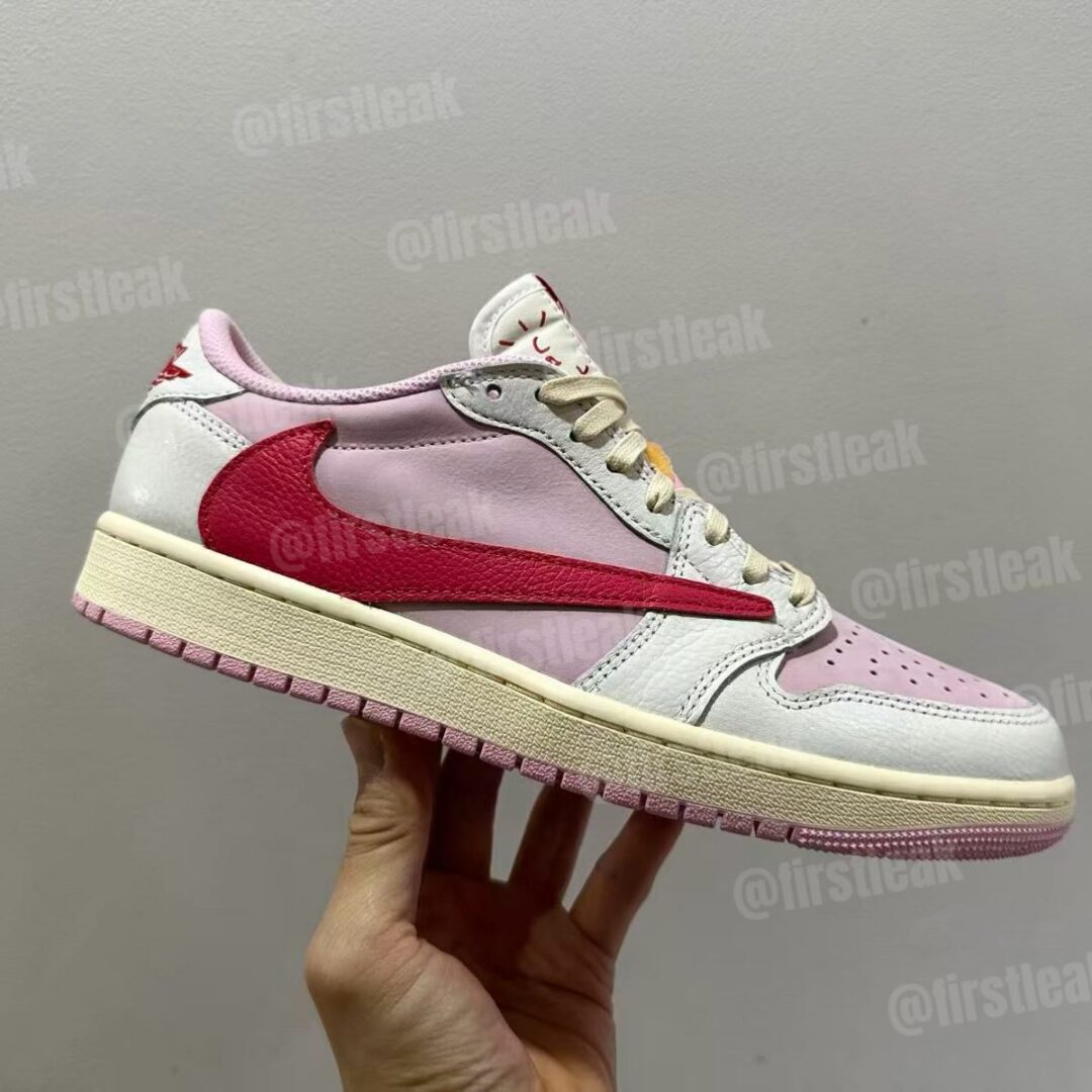 【2026年 5/22 発売予定】Travis Scott × NIKE AIR JORDAN 1 RETRO LOW OG SP “Sail/Shy Pink” (トラヴィス・スコット ナイキ エア ジョーダン 1 ロー “セイル/スカイピンク”) [IQ7604-100/IQ7604-101]