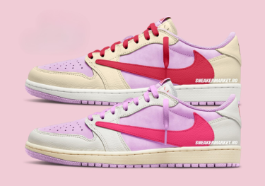 【2026年 夏 発売予定】Travis Scott × NIKE AIR JORDAN 1 RETRO LOW OG SP “Sail/Shy Pink” (トラヴィス・スコット ナイキ エア ジョーダン 1 ロー “セイル/スカイピンク”) [IQ7604-100/IQ7604-101]