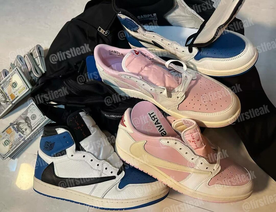 【2026年 夏 発売予定】Travis Scott × NIKE AIR JORDAN 1 RETRO LOW OG SP “Sail/Shy Pink” (トラヴィス・スコット ナイキ エア ジョーダン 1 ロー “セイル/スカイピンク”) [IQ7604-100/IQ7604-101]
