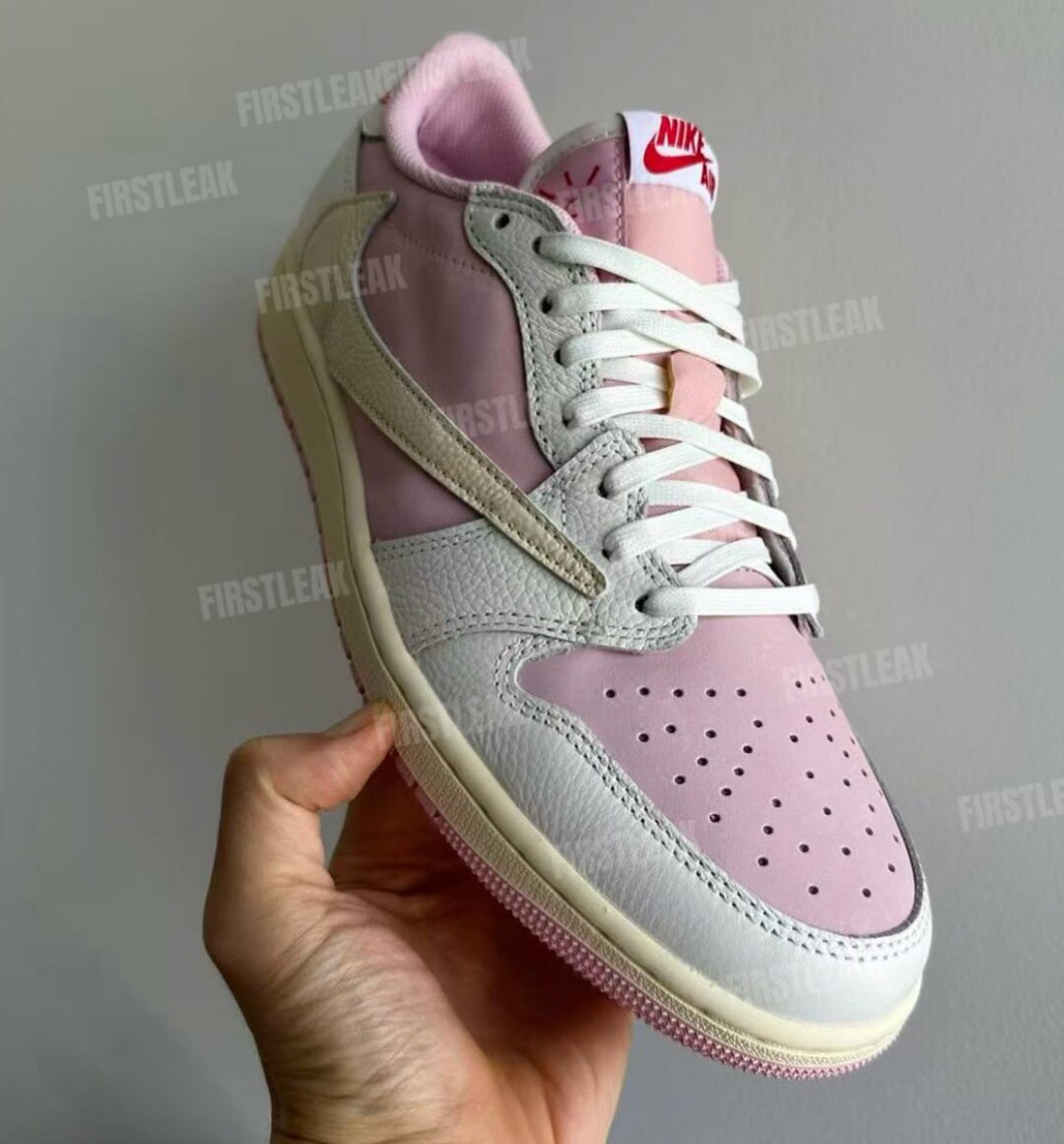 【2026年 夏 発売予定】Travis Scott × NIKE AIR JORDAN 1 RETRO LOW OG SP “Sail/Shy Pink” (トラヴィス・スコット ナイキ エア ジョーダン 1 ロー “セイル/スカイピンク”) [IQ7604-100/IQ7604-101]