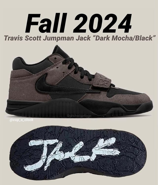 【2024年 10/4 発売】TRAVIS SCOTT NIKE JORDAN JUMPMAN JACK TR “Dark Mocha/Black” (トラビス・スコット × ナイキ ジョーダン ジャンプマンジャック トレーナー “ダークモカ/ブラック”) [FZ8117-201]