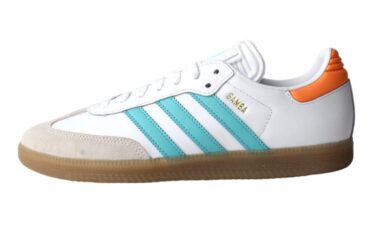【2024年 6/15 発売】インテル・マイアミ × アディダス オリジナルス サンバ “ホワイト/イージーミント” (Inter Miami CF adidas Originals SAMBA “White/Easy Mint”) [IH8160]