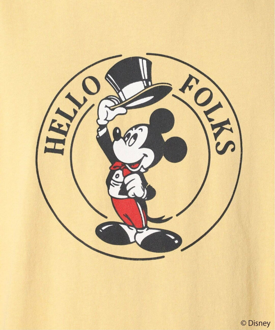 【2024年 6月下旬 発売】MICKEY MOUSE × JOURNAL STANDARD 別注 S/S Tシャツ (ジャーナルスタンダード ミッキーマウス Disney ディズニー)