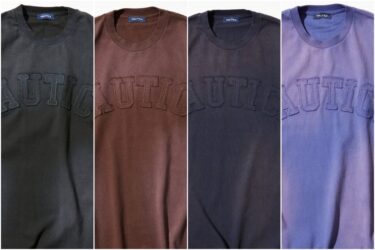 NAUTICA “Garment Dyed Arch Logo S/S Tee” (ノーティカ “ガーメントダイ アーチ ロゴ Tシャツ”)
