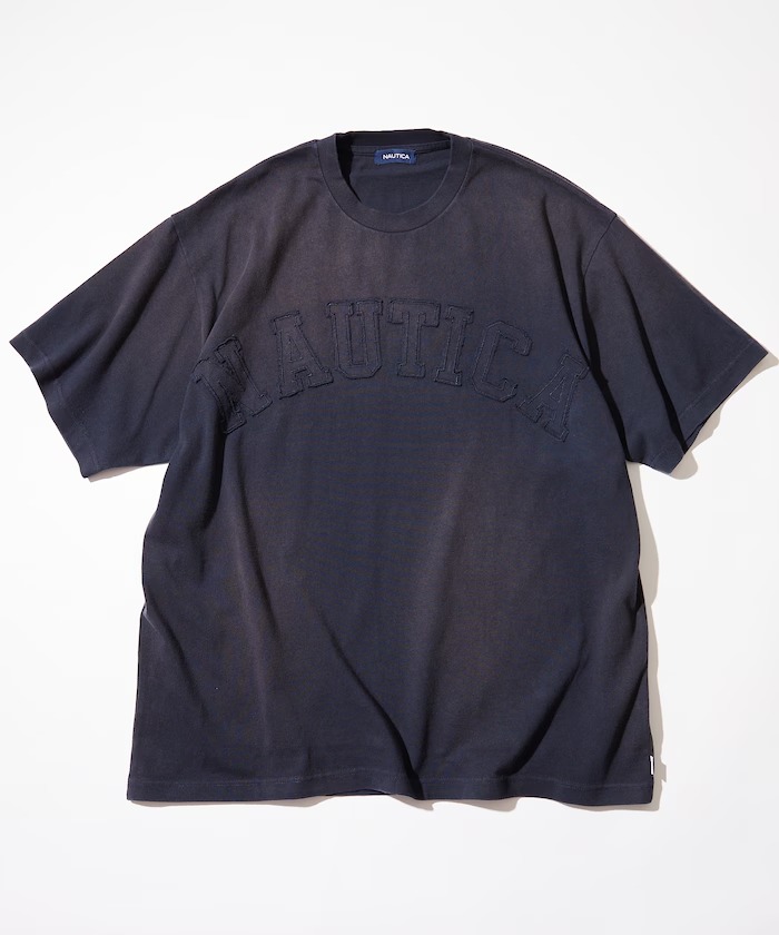 NAUTICA “Garment Dyed Arch Logo S/S Tee” (ノーティカ “ガーメントダイ アーチ ロゴ Tシャツ”)