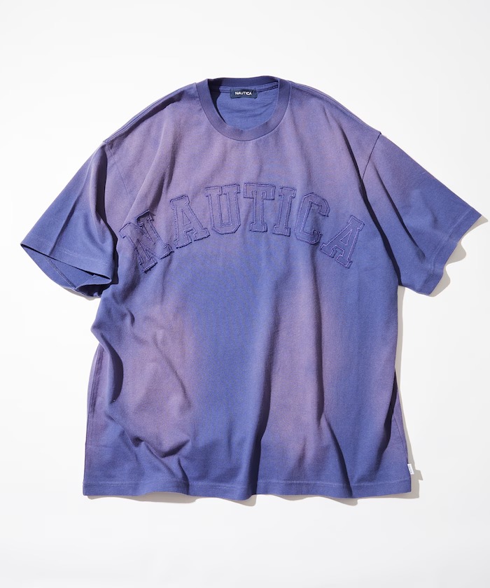 NAUTICA “Garment Dyed Arch Logo S/S Tee” (ノーティカ “ガーメントダイ アーチ ロゴ Tシャツ”)