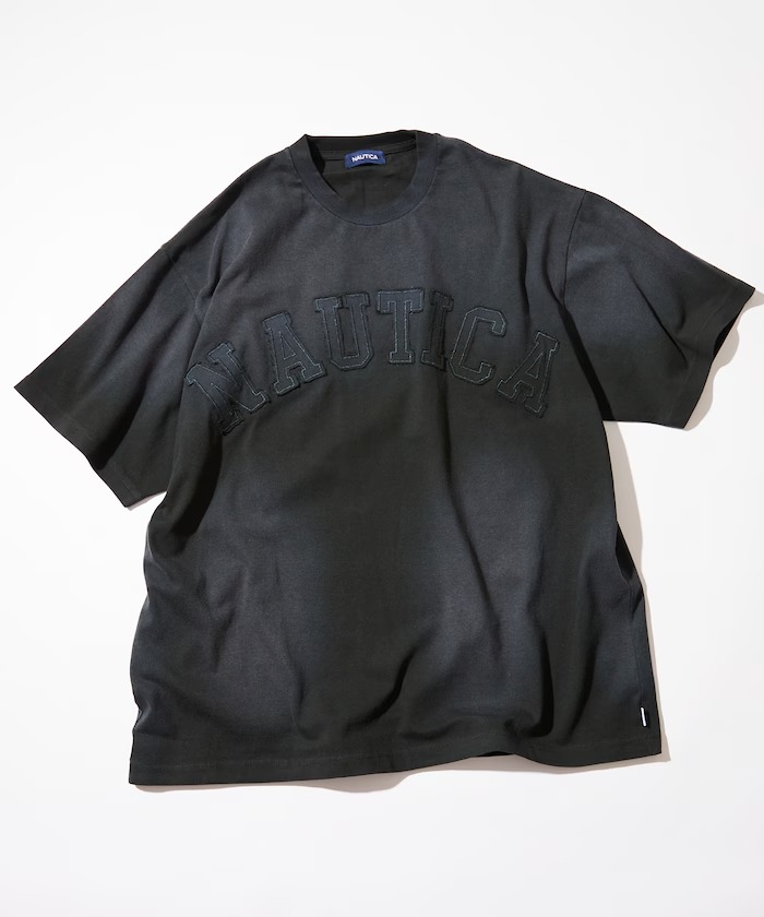 NAUTICA “Garment Dyed Arch Logo S/S Tee” (ノーティカ “ガーメントダイ アーチ ロゴ Tシャツ”)