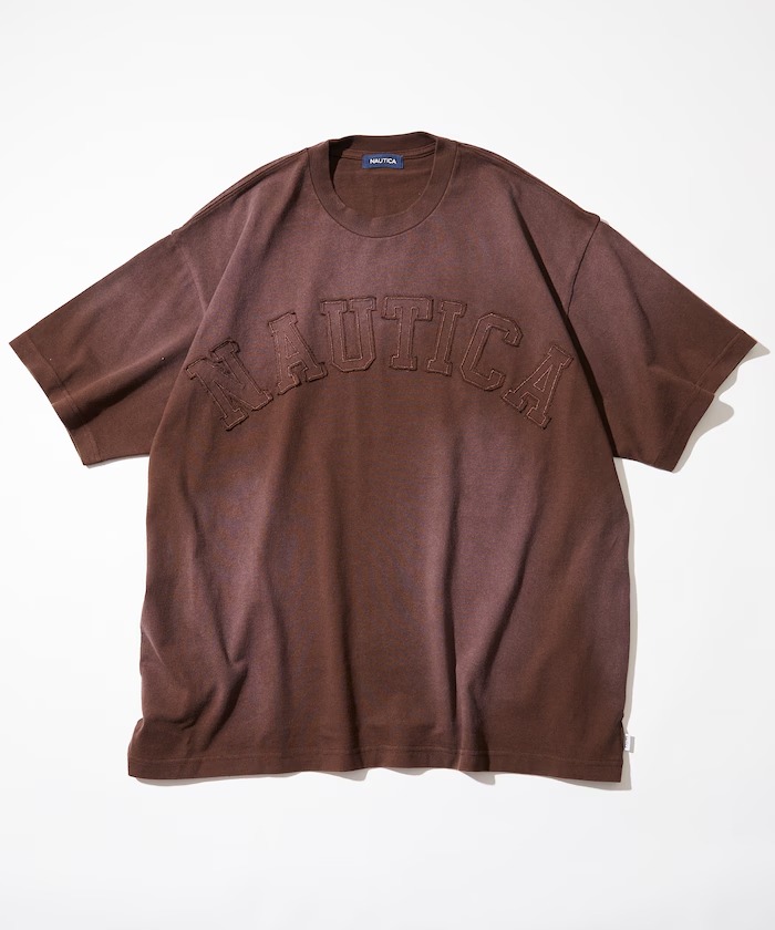 NAUTICA “Garment Dyed Arch Logo S/S Tee” (ノーティカ “ガーメントダイ アーチ ロゴ Tシャツ”)