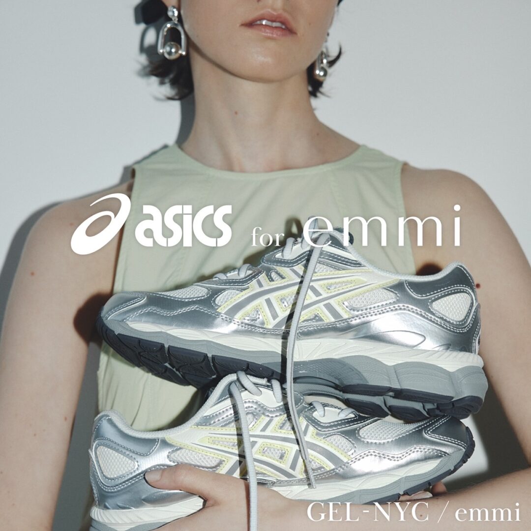 【2024年 5/15 発売】emmi x ASICS GEL-NYC “Silver/Yellow” (エミ アシックス) [1202A498.100]