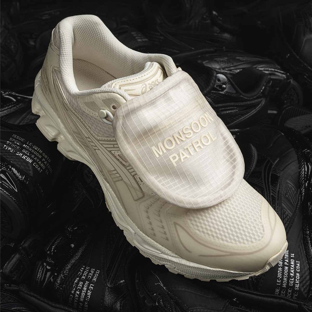 【2024年 6/16 発売】ASICS GEL-KAYANO 14 × SBTG x Limited Etd “Monsoon Patrol Pack” (サボタージュ リミテッド アシックス ゲルカヤノ “モンスーンパトロールパック”) [[1201A975.001/1201A975.100]]