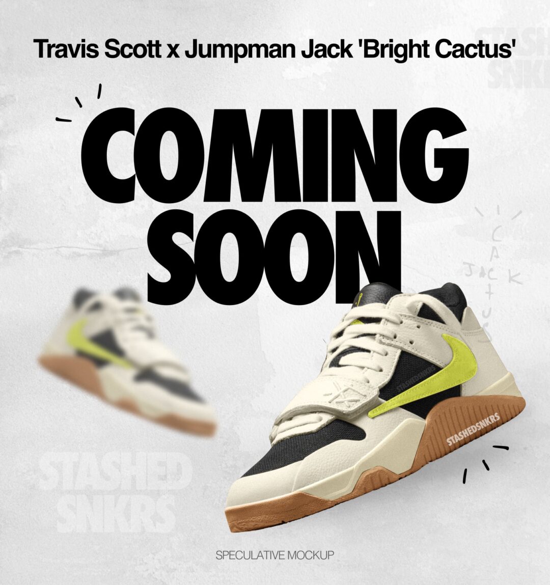 【2024年 秋 発売予定】TRAVIS SCOTT × NIKE JORDAN JUMPMAN JACK “Sail/Black/Bright Cactus” (トラビス・スコット × ナイキ ジョーダン ジャンプマンジャック トレーナー “セイル/ブラック/ブライトカクタス”)