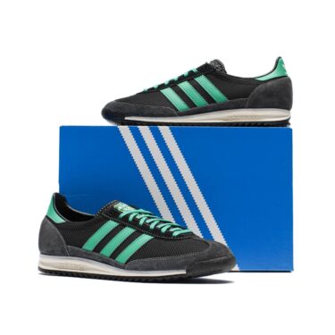 【2024年 6/1 発売】adidas Originals WMNS SL72 OG "Core Black/Semi Court Green" (アディダス オリジナルス "ブラック/セミコートグリーン") [JI1875]