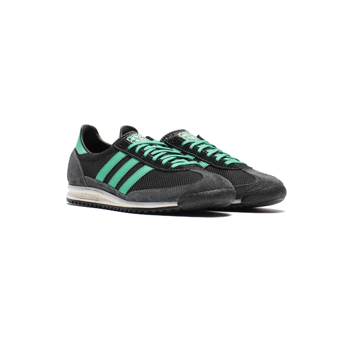 【2024年 6/1 発売】adidas Originals WMNS SL72 OG “Core Black/Semi Court Green” (アディダス オリジナルス “ブラック/セミコートグリーン”) [JI1875]