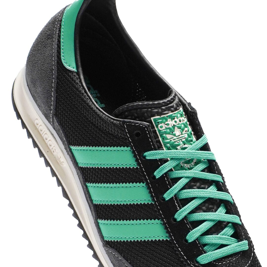 【2024年 6/1 発売】adidas Originals WMNS SL72 OG “Core Black/Semi Court Green” (アディダス オリジナルス “ブラック/セミコートグリーン”) [JI1875]