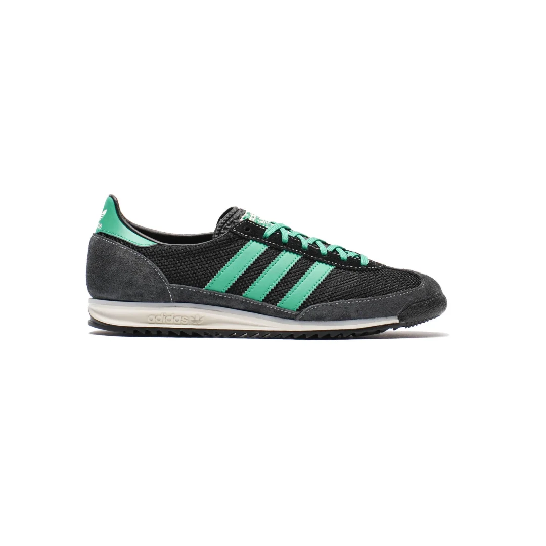 【2024年 6/1 発売】adidas Originals WMNS SL72 OG “Core Black/Semi Court Green” (アディダス オリジナルス “ブラック/セミコートグリーン”) [JI1875]