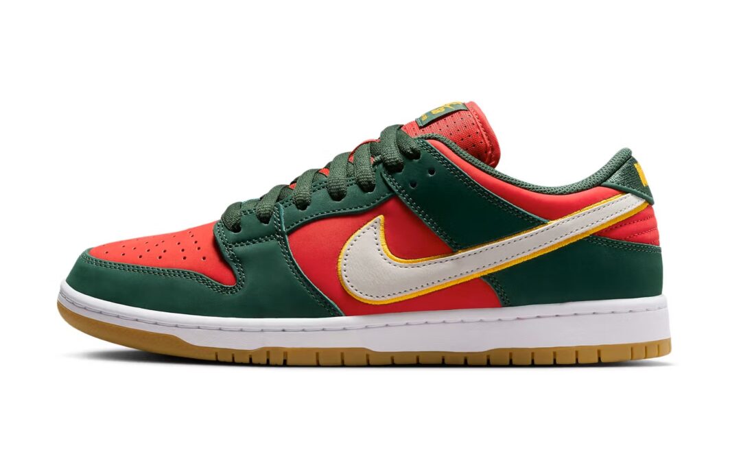【2024年 11/27 発売】NIKE SB DUNK LOW PREMIUM “Seattle Supersonics” (ナイキ SB ダンク ロー プレミアム “シアトルスーパーソニックス”) [FZ1287-300]