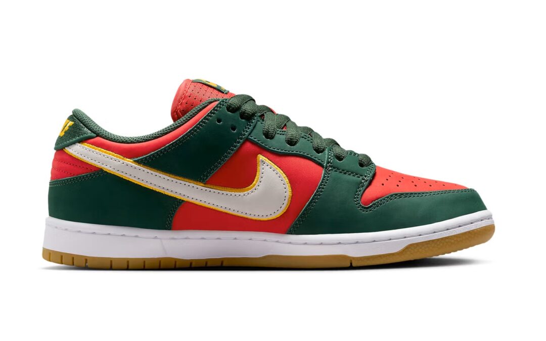 【2024年 11/27 発売】NIKE SB DUNK LOW PREMIUM “Seattle Supersonics” (ナイキ SB ダンク ロー プレミアム “シアトルスーパーソニックス”) [FZ1287-300]