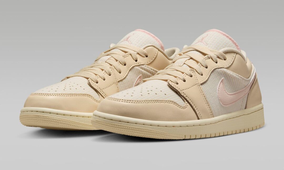 【2024年 5/15 発売】ナイキ W エア ジョーダン 1 ロー SE “モスリン/セイル/ココナッツミルク” (NIKE WMNS AIR JORDAN 1 LOW SE “Muslin/Sail/Coconut Milk”) [FQ1925-100]