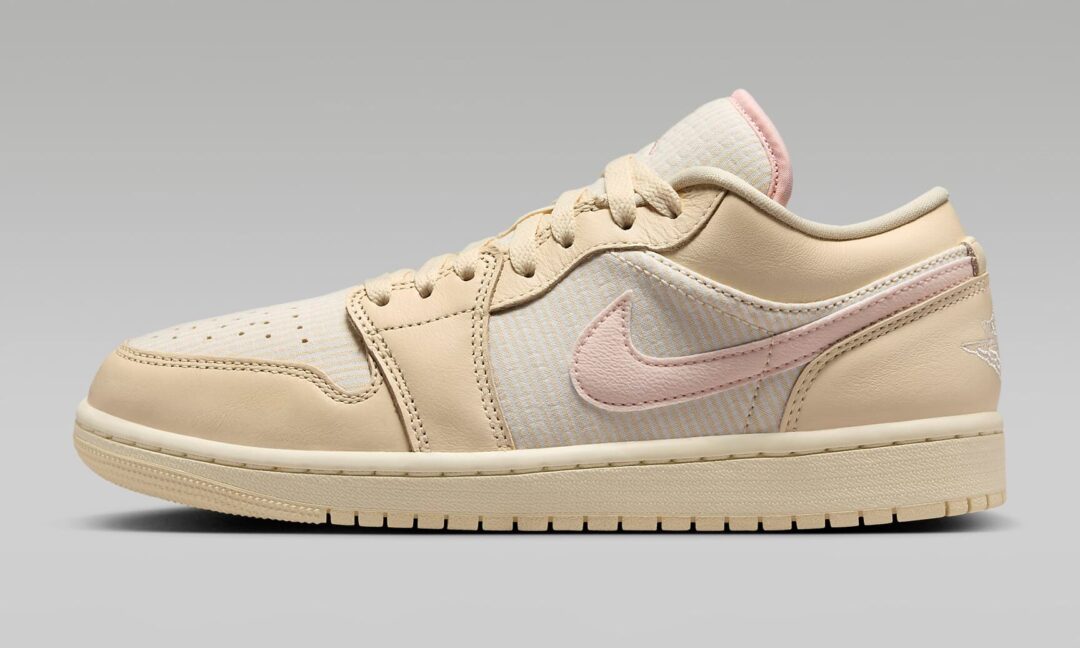 【2024年 5/15 発売】ナイキ W エア ジョーダン 1 ロー SE “モスリン/セイル/ココナッツミルク” (NIKE WMNS AIR JORDAN 1 LOW SE “Muslin/Sail/Coconut Milk”) [FQ1925-100]