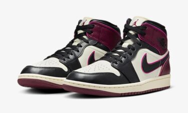 【2024年 発売予定】NIKE AIR JORDAN 1 MID "Sail/Active Pink/Bordeaux" (ナイキ エア ジョーダン 1 ミッド "セイル/アクティブピンク/ボルドー") [FQ7818-101]