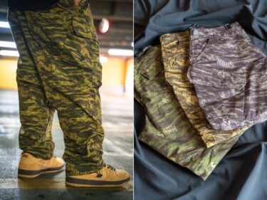 【抽選販売】S.W.U.N "Tiger Camo 2Way Cargo Pants" (エスダブルユーエヌ "タイガーカモ 2ウェイ カーゴパンツ")