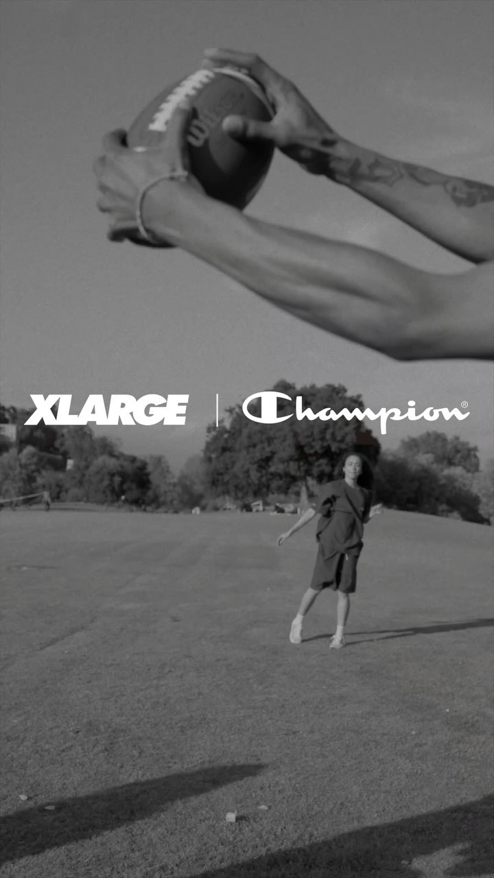 XLARGE × Champion コラボ最新作 REVERSE WEAVE TEE & ショーツが2024年 5/11 発売 ​(エクストララージ チャンピオン リバースウィーブ)