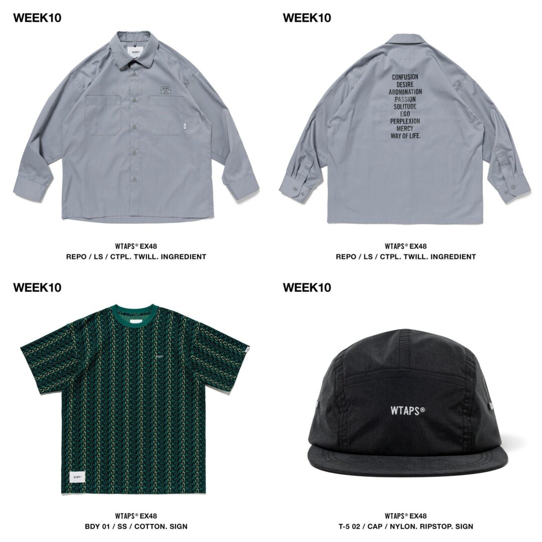 WTAPS 2024 SS WEEK 10 が発売 (ダブルタップス 2024年 春夏)