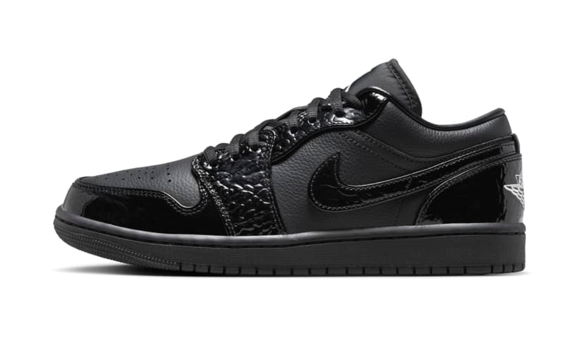 【国内 2024年 8/1 発売】NIKE W AIR JORDAN 1 LOW “Black Croc” (ナイキ エア ジョーダン 1 ロー “ブラッククロコ”) [HJ7743-010]