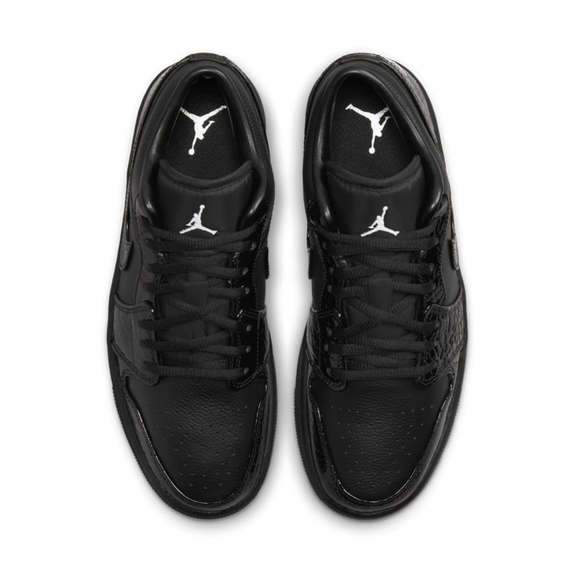【国内 2024年 8/1 発売】NIKE W AIR JORDAN 1 LOW “Black Croc” (ナイキ エア ジョーダン 1 ロー “ブラッククロコ”) [HJ7743-010]