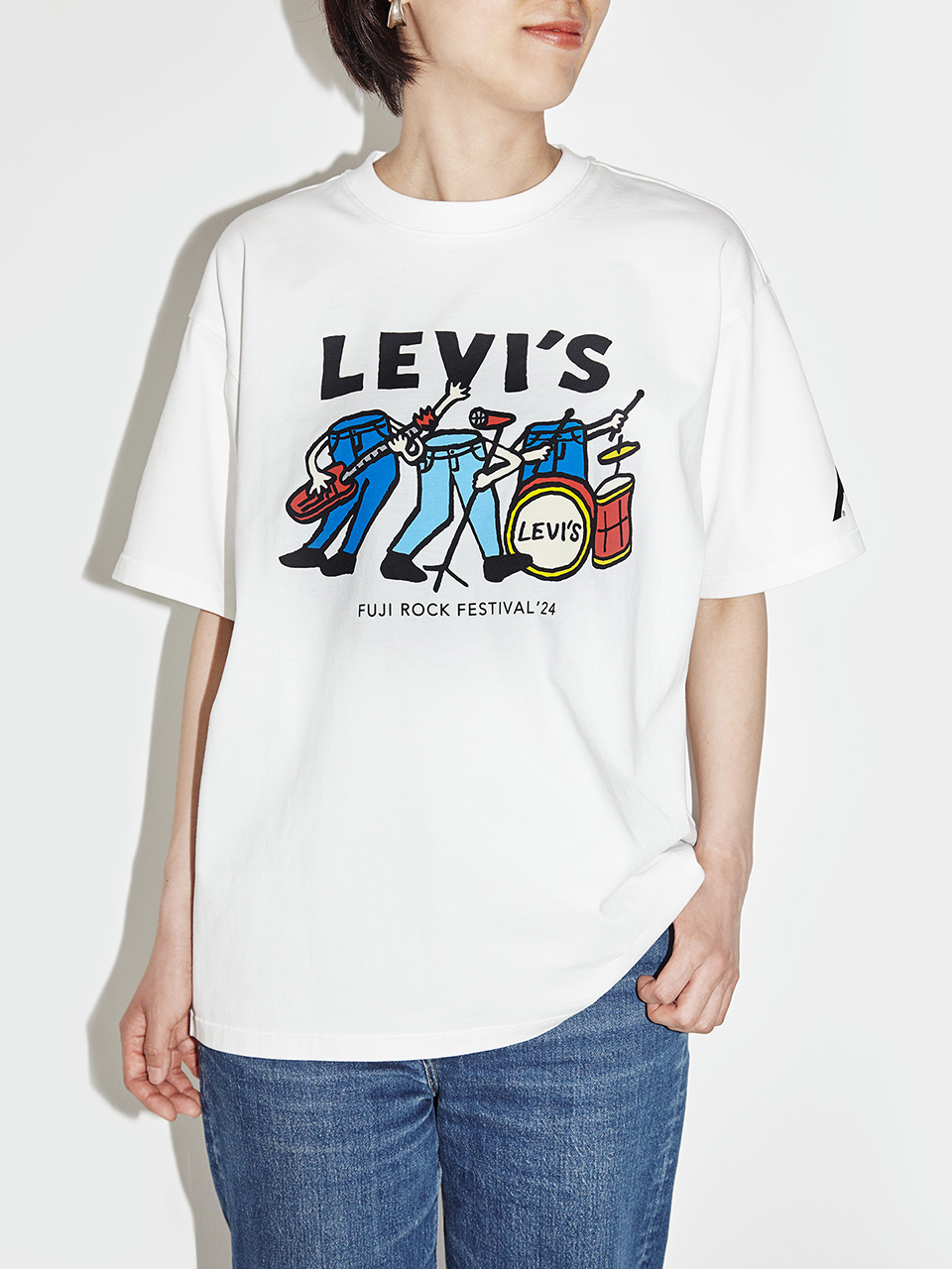 フジロック 24 × リーバイス コラボTEEが 2024年 6/28 19:30 & 7/5 発売 (FUJI ROCK FESTIVAL 2024 Levi’s)