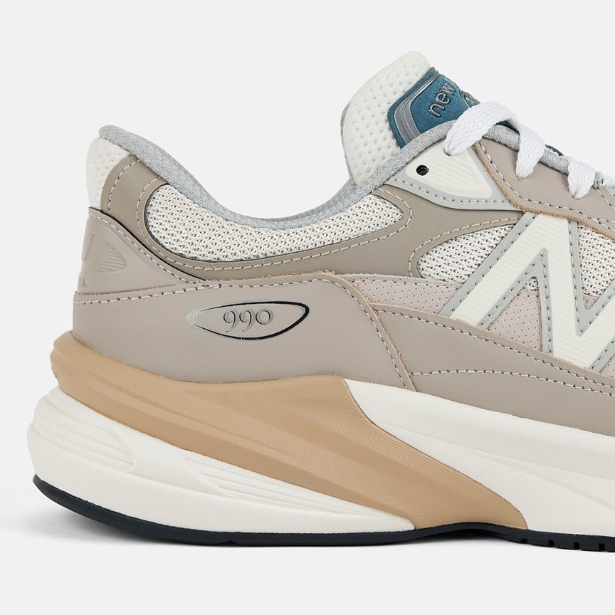 【2025年 6/5 発売】New Balance U990v6 MM6 “Light Mushroom/Moonrock” Made in USA (ニューバランス メイドインUSA) [U990MM6]