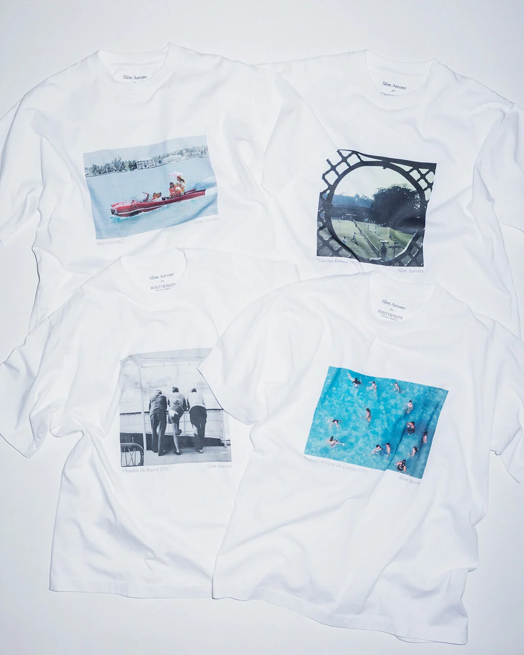 【2024年 6/28 発売】Slim Aarons for BEAUTY&YOUTH Tee (スリム・アーロンズ ビューティアンドユース)
