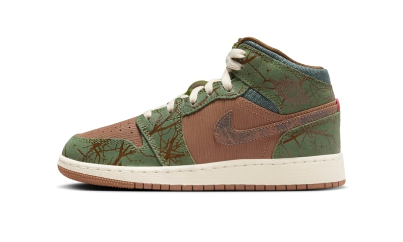 【2024年 発売予定】NIKE GS AIR JORDAN 1 MID “Treeline” (ナイキ エア ジョーダン 1 ミッド “ツリーライン”) [FQ8101-200]