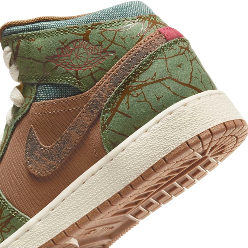 【2024年 発売予定】NIKE GS AIR JORDAN 1 MID “Treeline” (ナイキ エア ジョーダン 1 ミッド “ツリーライン”) [FQ8101-200]
