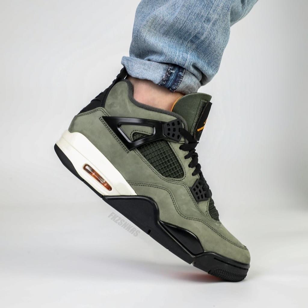 【2025年 6/28 発売予定】UNDEFEATED × NIKE AIR JORDAN 4 “Deep Green” (アンディフィーテッド ナイキ エア ジョーダン 4 “ディープグリーン”) [IB1519-200/IB1854-200]