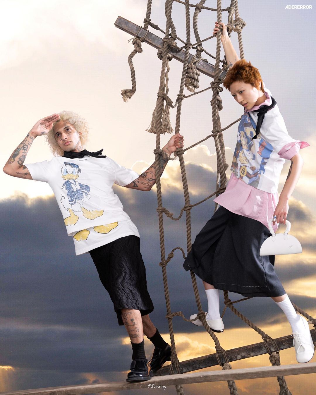 ADER ERROR × DISNEY T-shirt Capsule Collection “Blue Easter Egg” が2024年 6/20 発売 (アーダーエラー ディズニー)