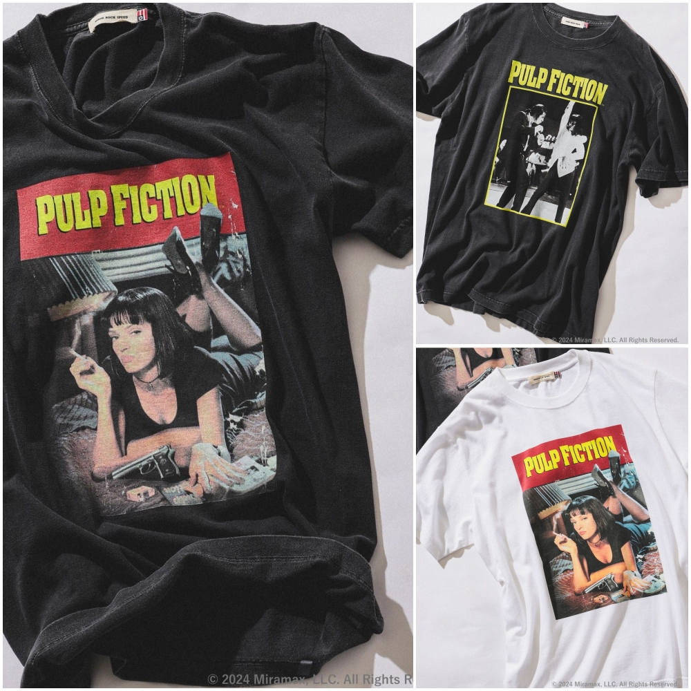 【2024年 8月下旬 発売】GOOD ROCK SPEED / PULP FICTION MIA & VEGA TEE (パルプ・フィクション)