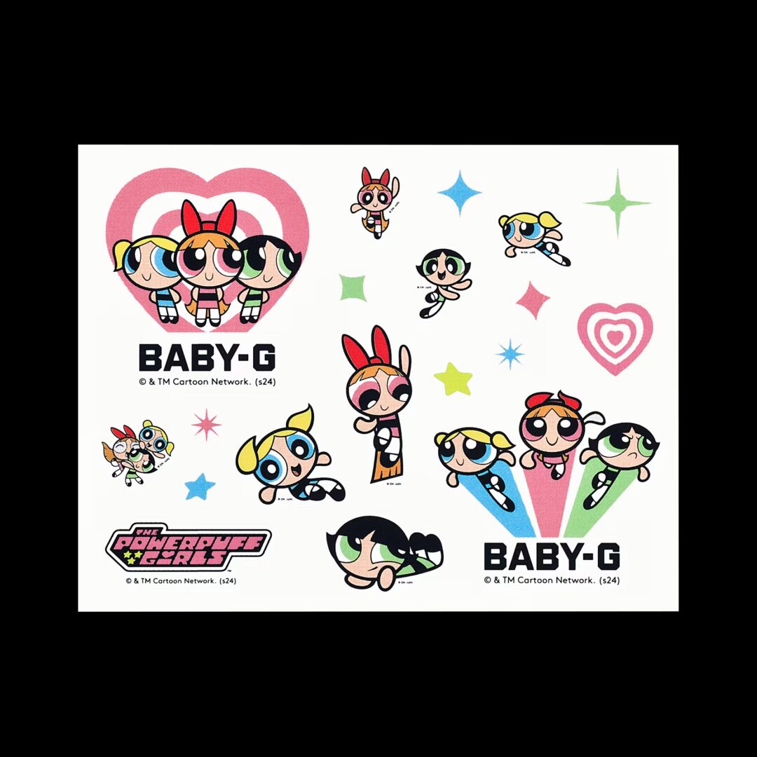 パワーパフ ガールズ × BABY-G 30周年記念コラボモデル「BGD-10KPP-7JR」が2024年 7/5 発売 (Gショック ジーショック The PowerPuff Girls)