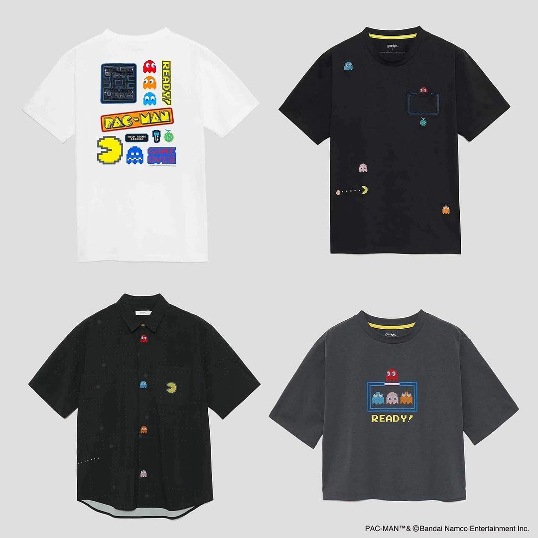 【2024年 6/18 発売】グラニフ × バンダイナムコ パックマン&太鼓の達人&塊魂 最新コラボレーション (graniph BANDAI namco)