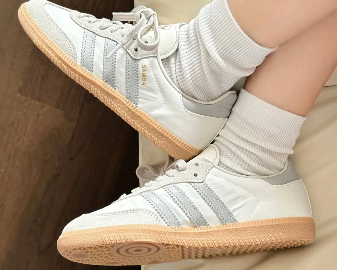 【2024年 発売】adidas Originals SAMBA OG “Cream/Light Grey” (アディダス オリジナルス サンバ OG “クリーム/ライトグレー”) [ID1448]